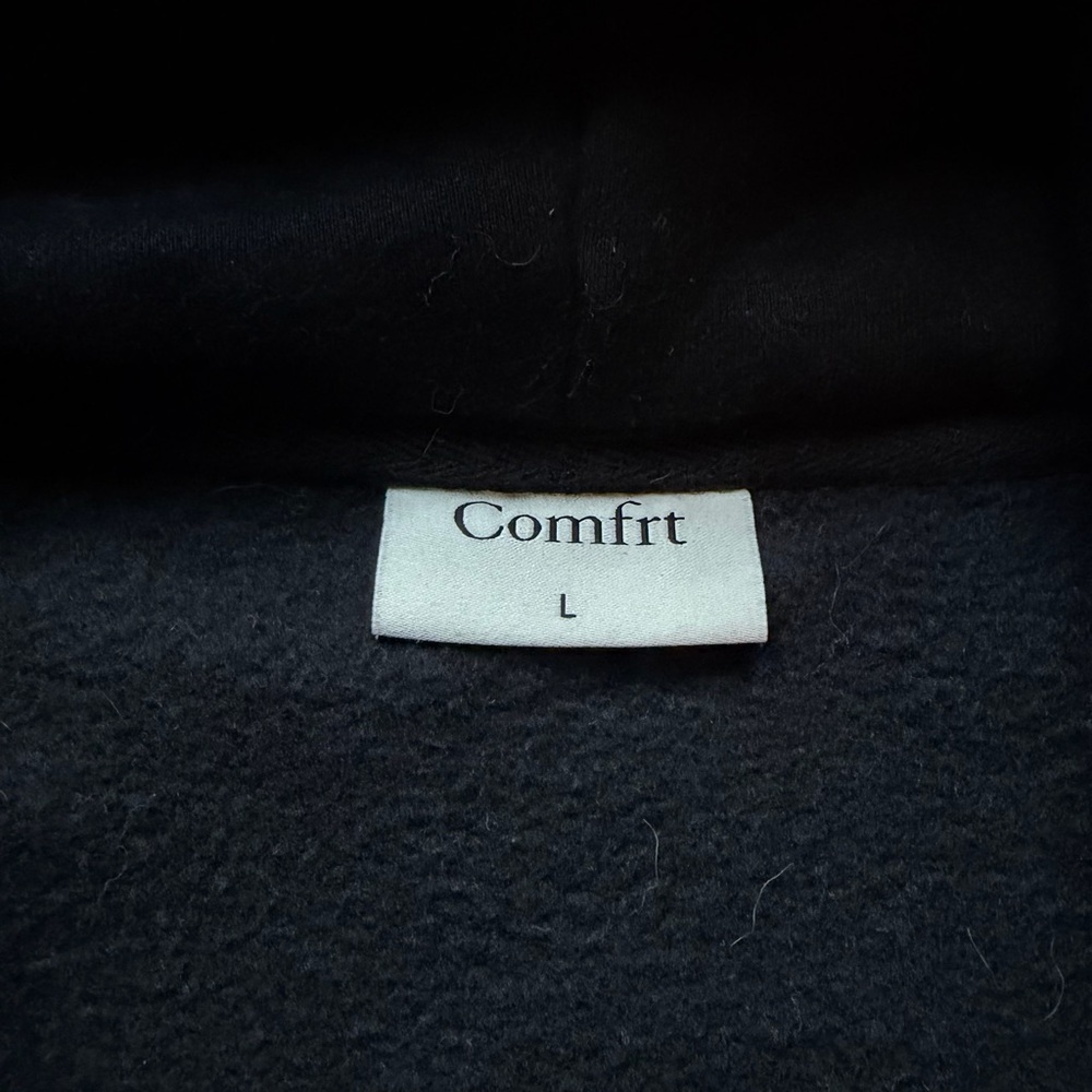Comfrt Women's Black Zip-Up Hoodie NWOT - Picture 6 of 7